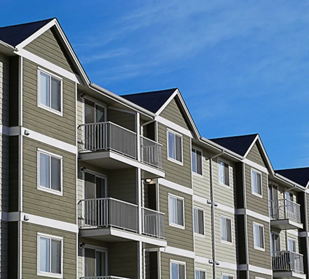 Core Roofing Systems crew coordinating a multifamily roofing project in Denver