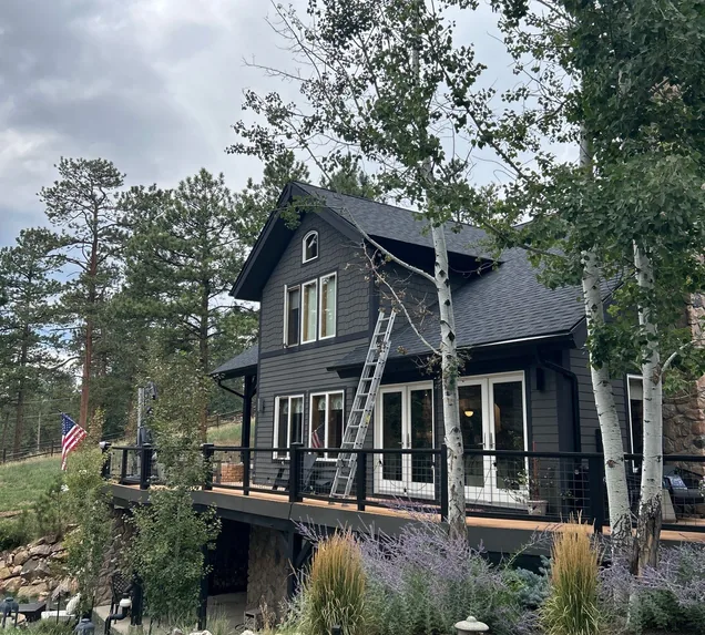 Core Roofing Systems crew working on a residential roof in Denver