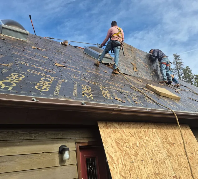 Core Roofing Systems crew on a Denver residential roof installation jobsite