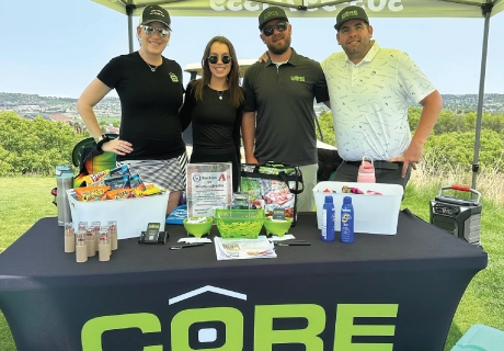 Core Roofing Systems crew at a civic engagement event