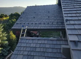 Polymer synthetic roofing installed by Core Roofing Systems