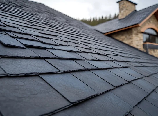 Slate Roofing installed by Core Roofing Systems